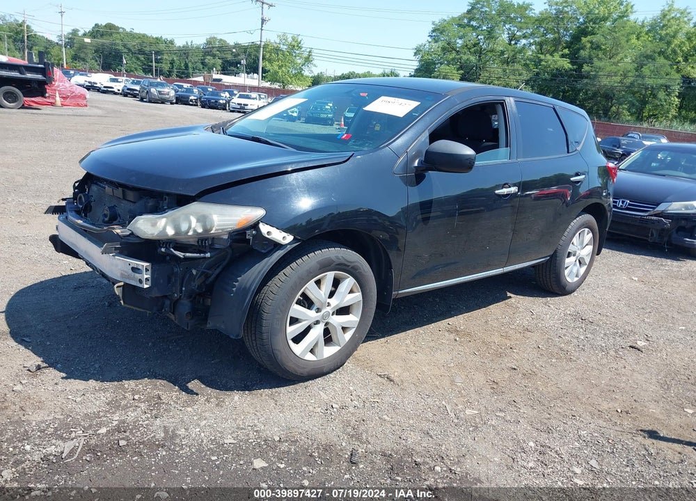 2011 NISSAN MURANO VIN: JN8AZ1MW2BW161257