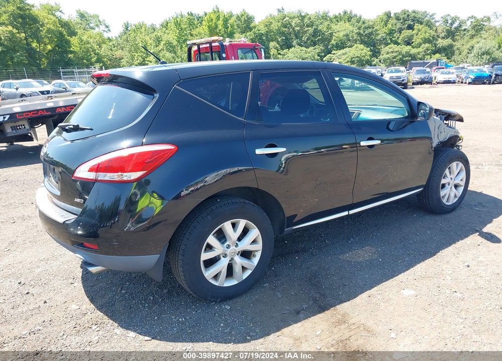 2011 NISSAN MURANO VIN: JN8AZ1MW2BW161257