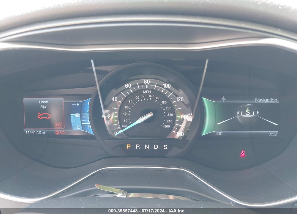 2014 FORD FUSION TITANIUM VIN: 3FA6P0K94ER376313