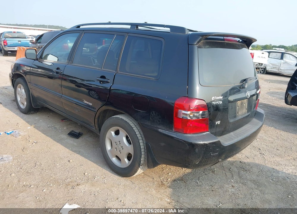 2006 TOYOTA HIGHLANDER LIMITED V6 VIN: JTEDP21A260126350