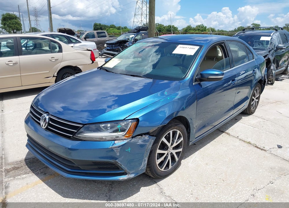 2017 VOLKSWAGEN JETTA 1.4T SE VIN: 3VWDB7AJ6HM288785