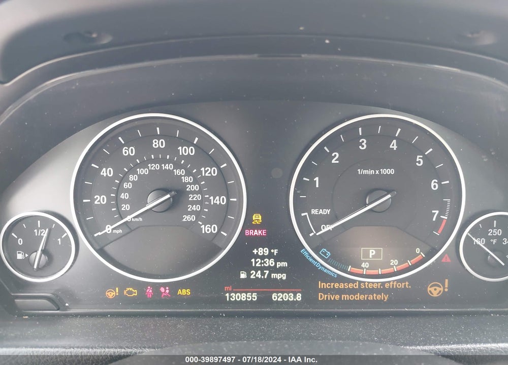 2014 BMW 320I XDRIVE VIN: WBA3C3G54ENR25203