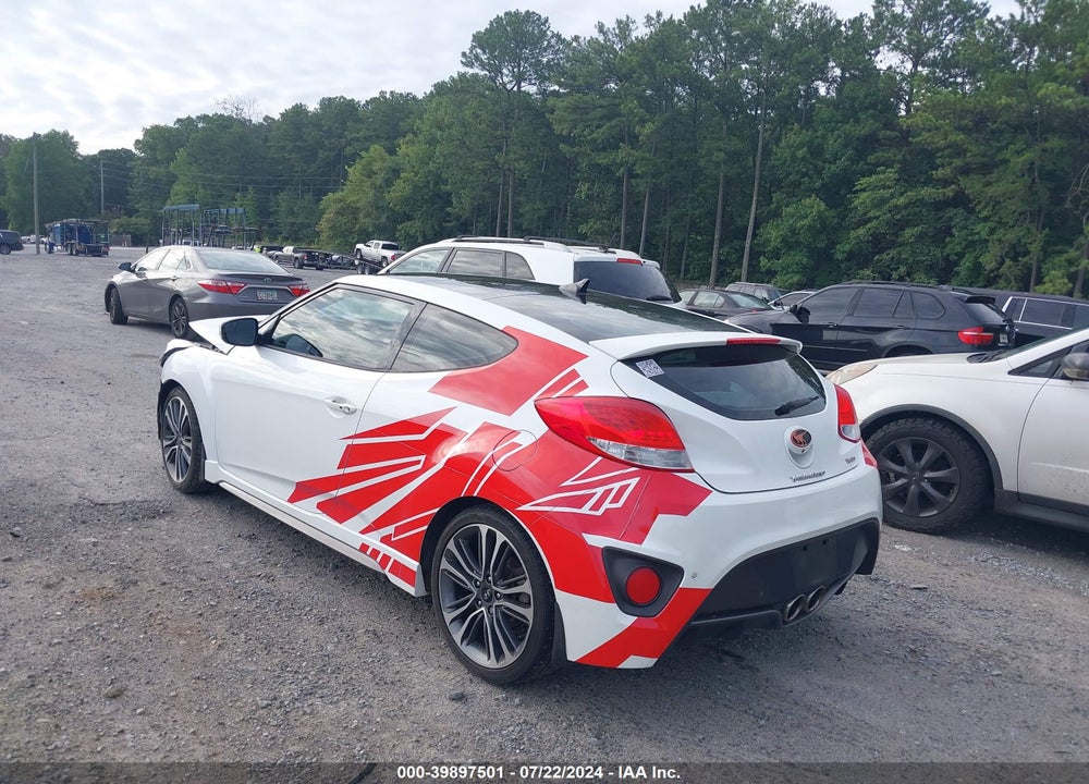 2016 HYUNDAI VELOSTER TURBO VIN: KMHTC6AE4GU292333