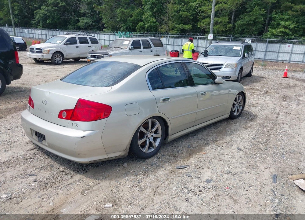 2006 INFINITI G35 VIN: JNKCV51E06M515019