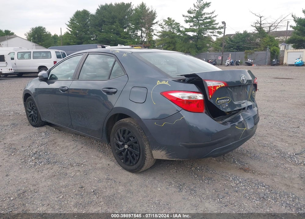 2016 TOYOTA COROLLA LE VIN: 2T1BURHE0GC560828