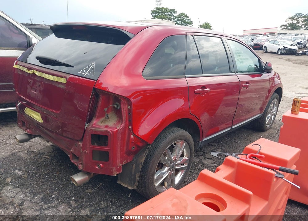 2013 FORD EDGE SEL VIN: 2FMDK3JC9DBC01627