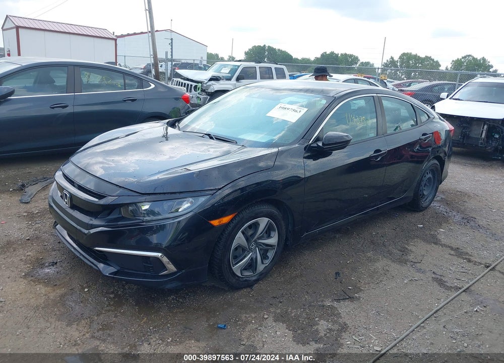 2020 HONDA CIVIC LX VIN: 19XFC2F68LE029721