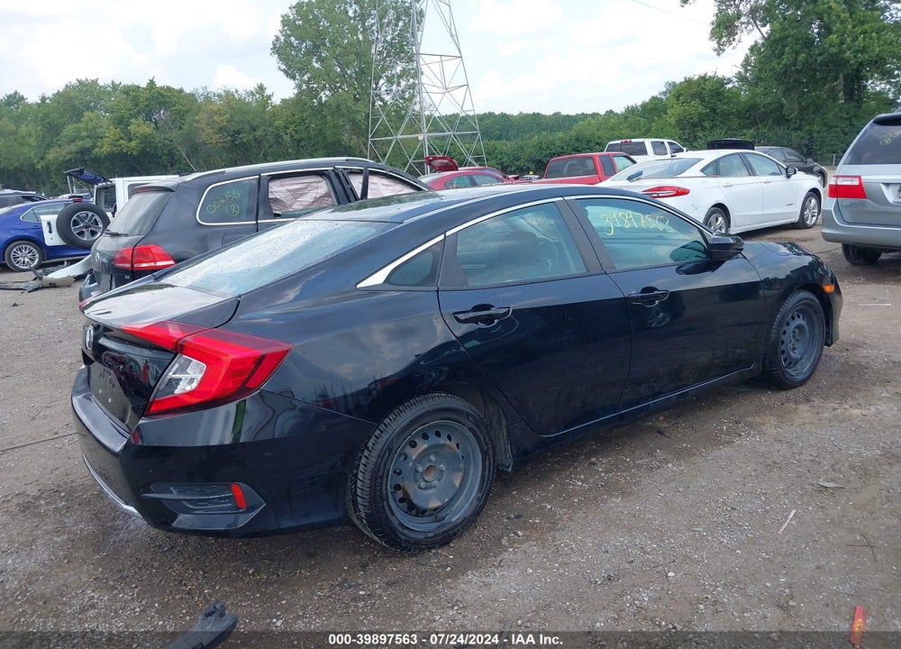 2020 HONDA CIVIC LX VIN: 19XFC2F68LE029721