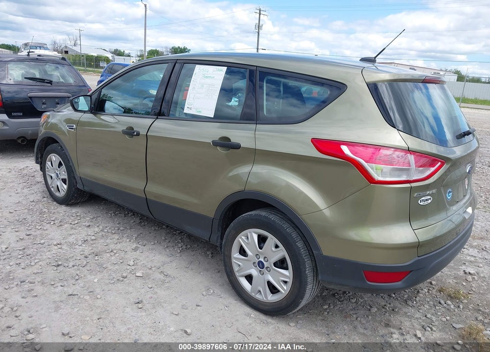 2013 FORD ESCAPE S VIN: 1FMCU0F77DUD50340