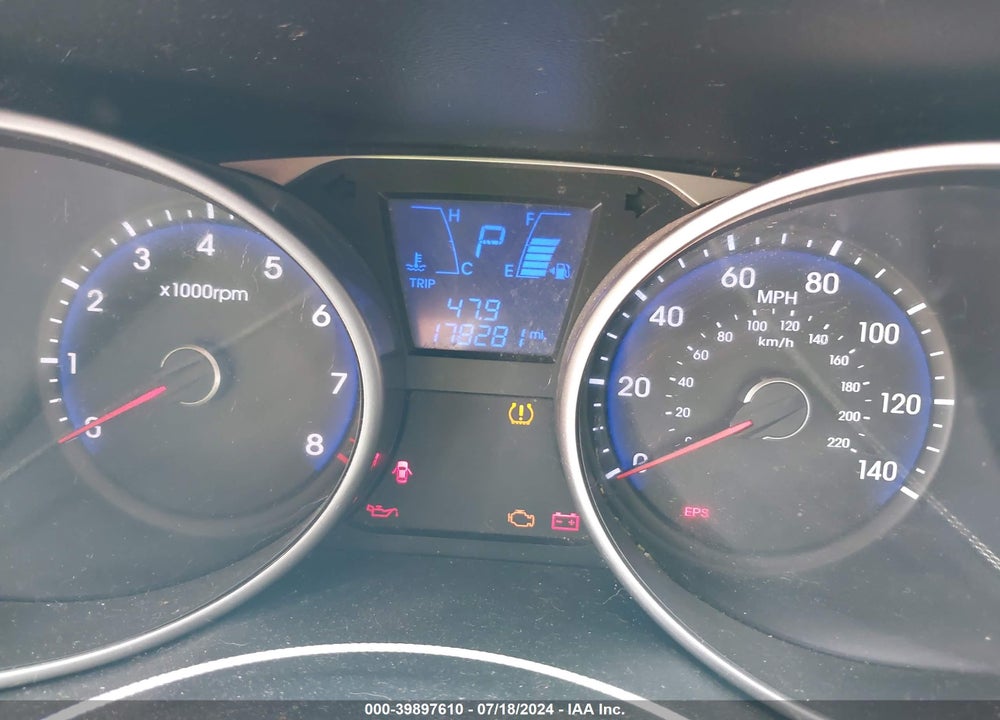 2011 HYUNDAI TUCSON GLS VIN: KM8JUCAC6BU171443