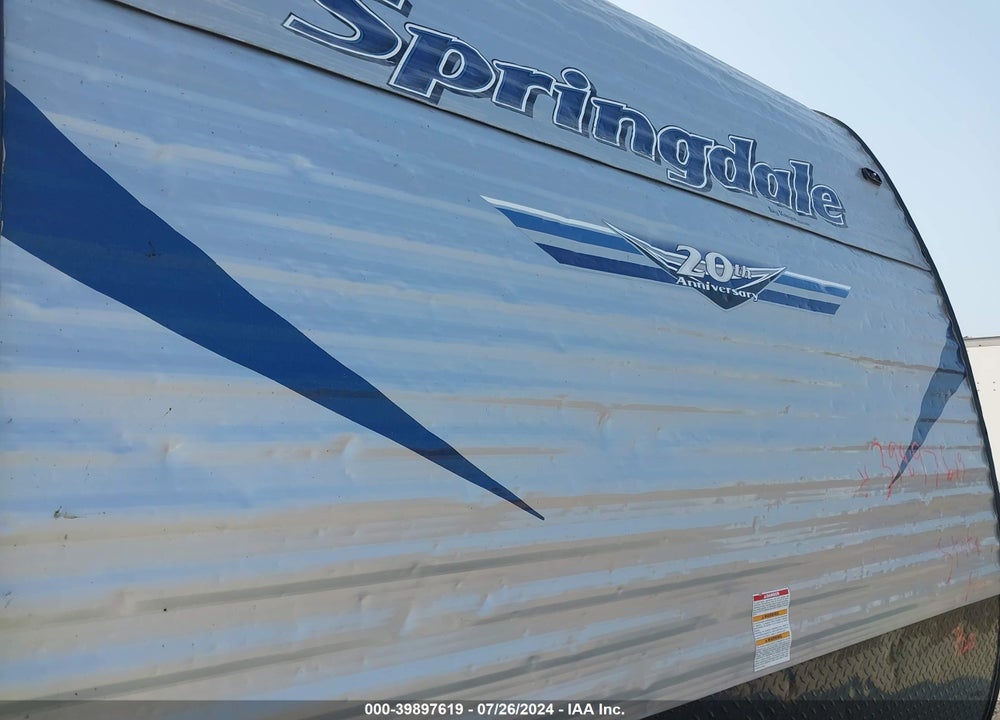 2019 SPRINGDALE KEYSTONE VIN: 4YDT26020K3104014