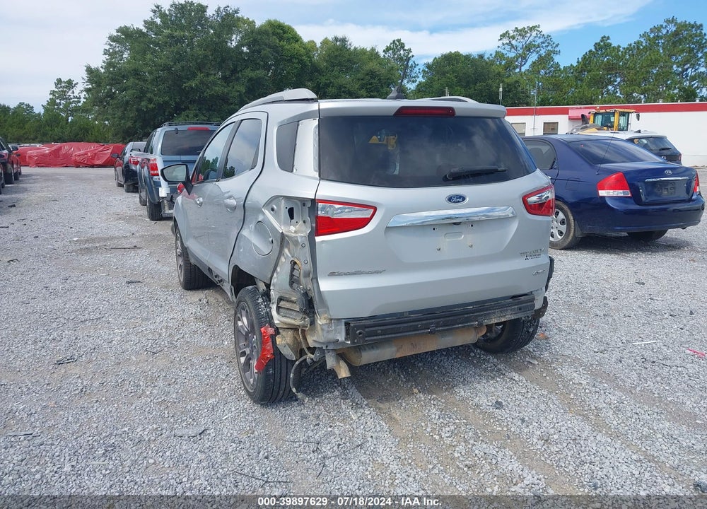 2020 FORD ECOSPORT TITANIUM VIN: MAJ6S3KL5LC346115