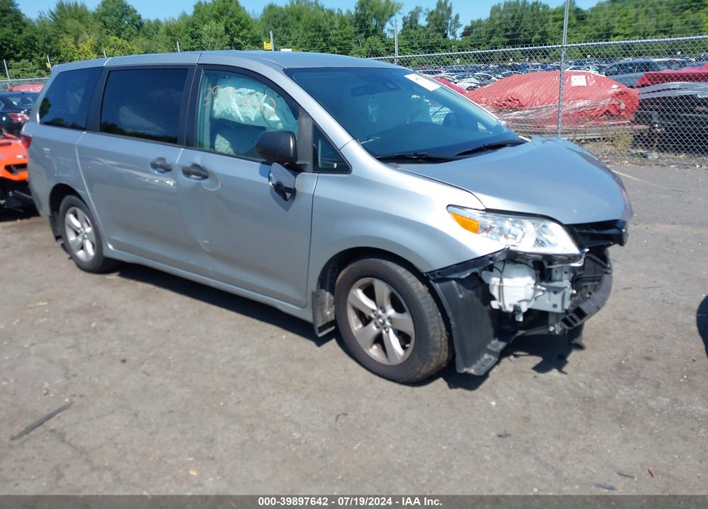 2019 TOYOTA SIENNA L 7 PASSENGER VIN: 5TDZZ3DC4KS003826