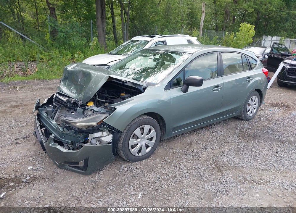 2016 SUBARU IMPREZA 2.0I VIN: JF1GPAA63GH263698