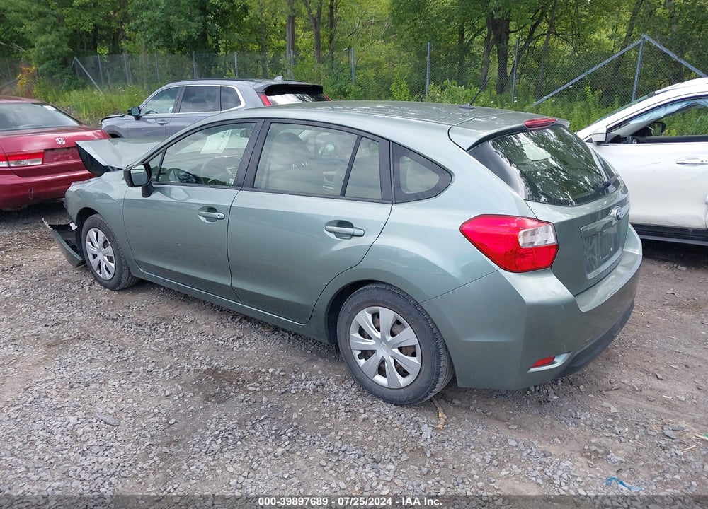 2016 SUBARU IMPREZA 2.0I VIN: JF1GPAA63GH263698