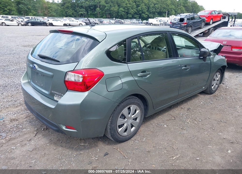 2016 SUBARU IMPREZA 2.0I VIN: JF1GPAA63GH263698