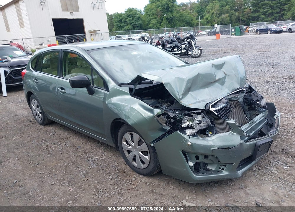 2016 SUBARU IMPREZA 2.0I VIN: JF1GPAA63GH263698