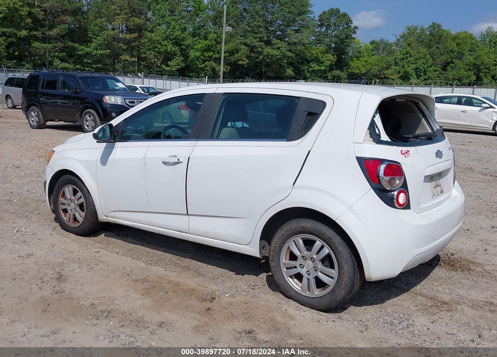 2012 CHEVROLET SONIC 2LT VIN: 1G1JC6SH2C4147623