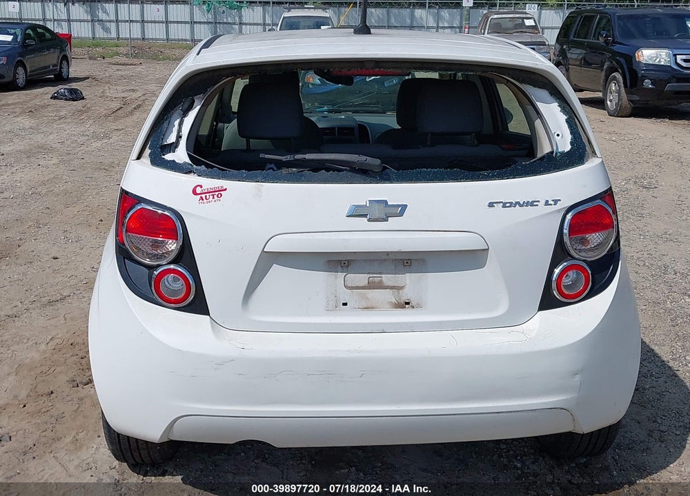 2012 CHEVROLET SONIC 2LT VIN: 1G1JC6SH2C4147623