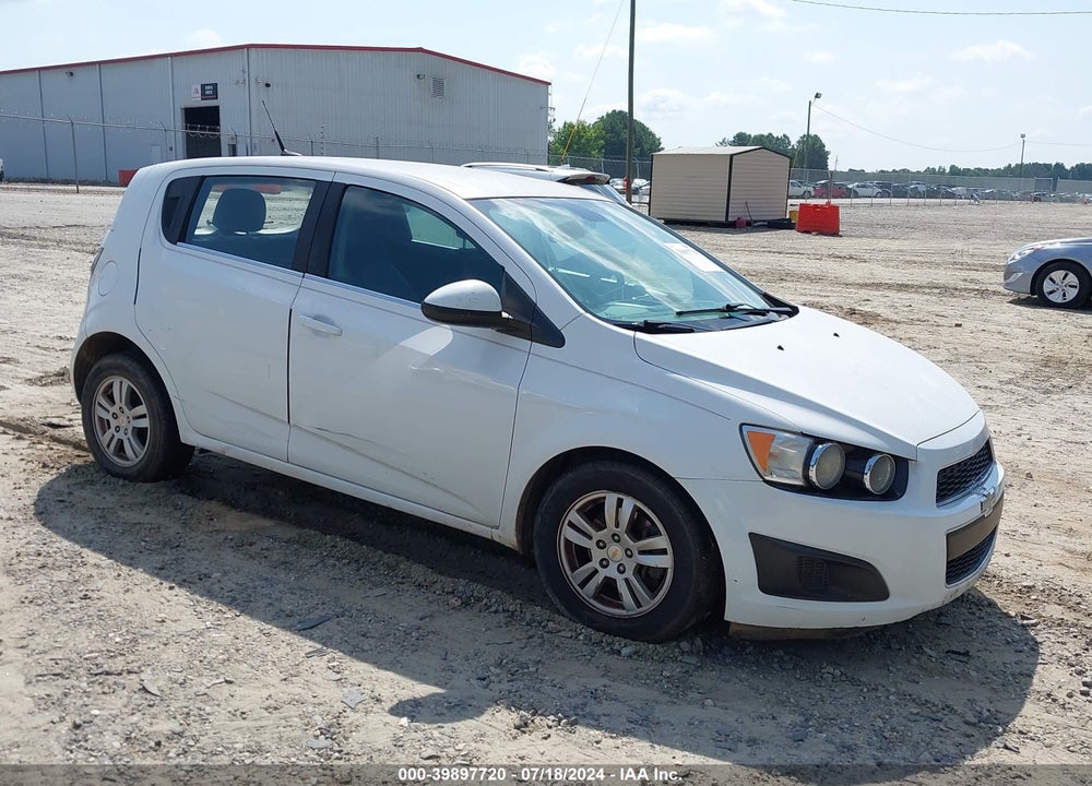 2012 CHEVROLET SONIC 2LT VIN: 1G1JC6SH2C4147623