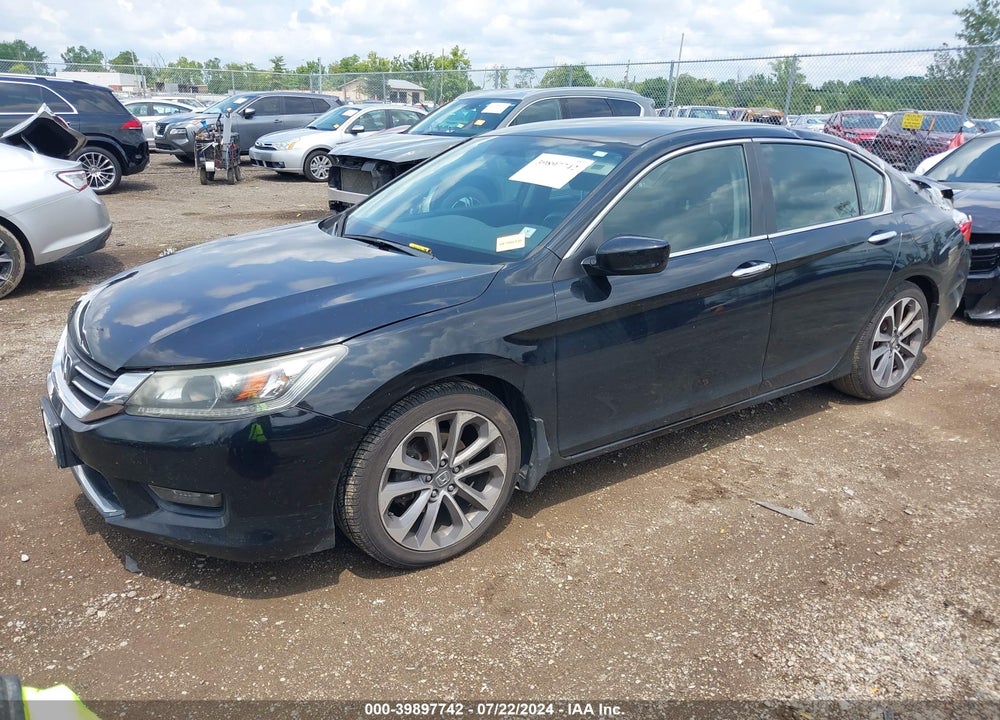 2014 HONDA ACCORD SPORT VIN: 1HGCR2F56EA002937