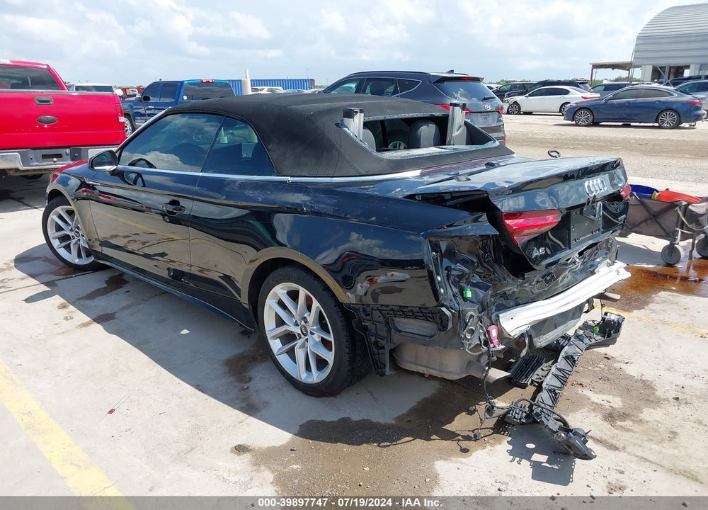 2023 AUDI A5 CABRIOLET PREMIUM 45 TFSI S LINE QUATTRO S TRONIC VIN: WAU3AGF51PN006437