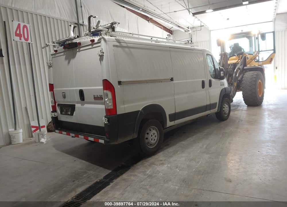 2020 RAM PROMASTER 1500 LOW ROOF 136 WB VIN: 3C6TRVAG9LE135444
