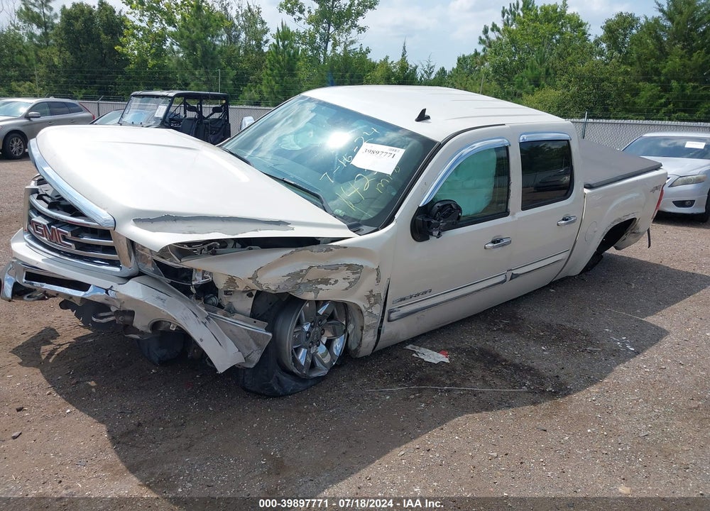 2013 GMC SIERRA 1500 SLT VIN: 3GTP2WE77DG185571