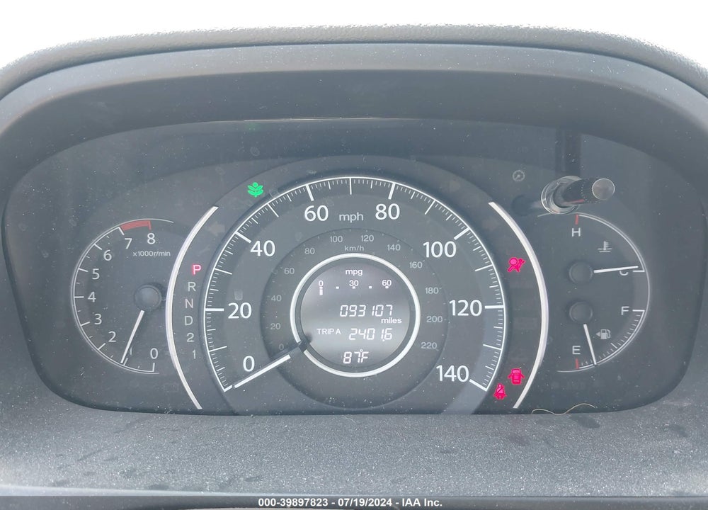 2013 HONDA CR-V EX-L VIN: 2HKRM4H77DH623001