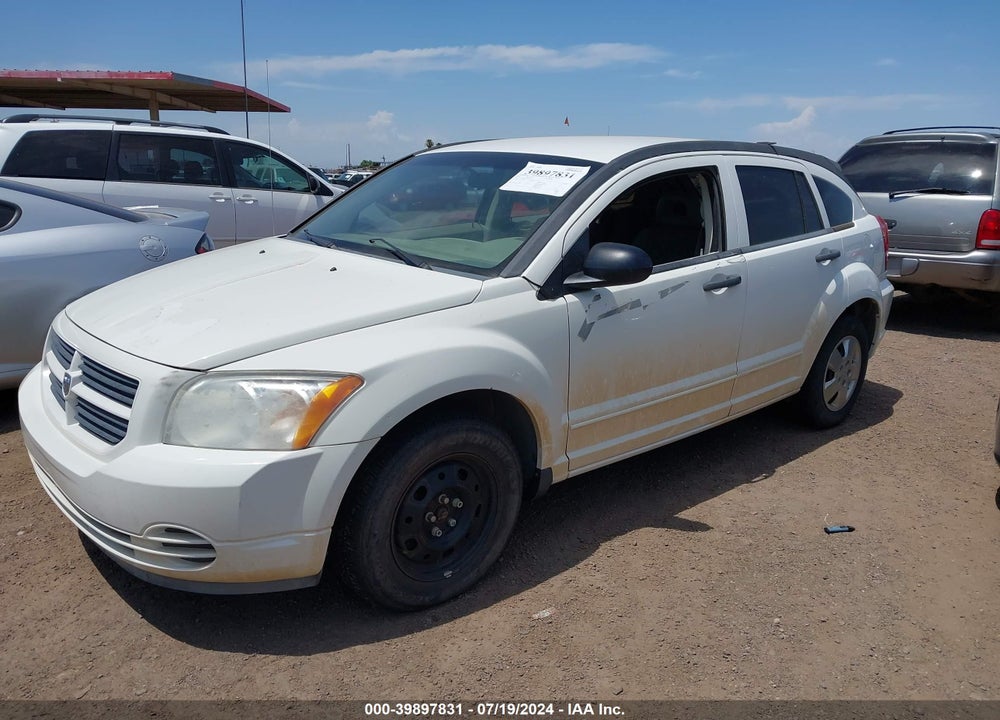 2007 DODGE CALIBER VIN: 1B3HB28B27D522647