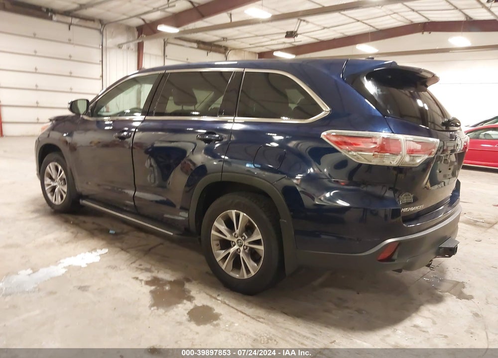 2016 TOYOTA HIGHLANDER LE PLUS V6 VIN: 5TDZKRFH8GS155874