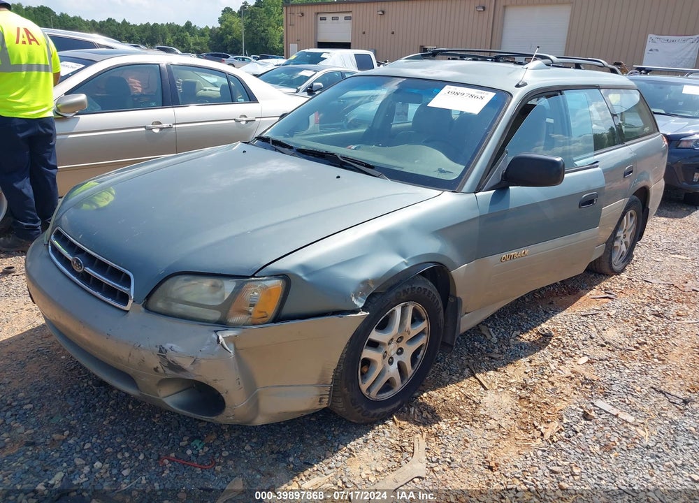 2001 SUBARU OUTBACK VIN: 4S3BH665617646627