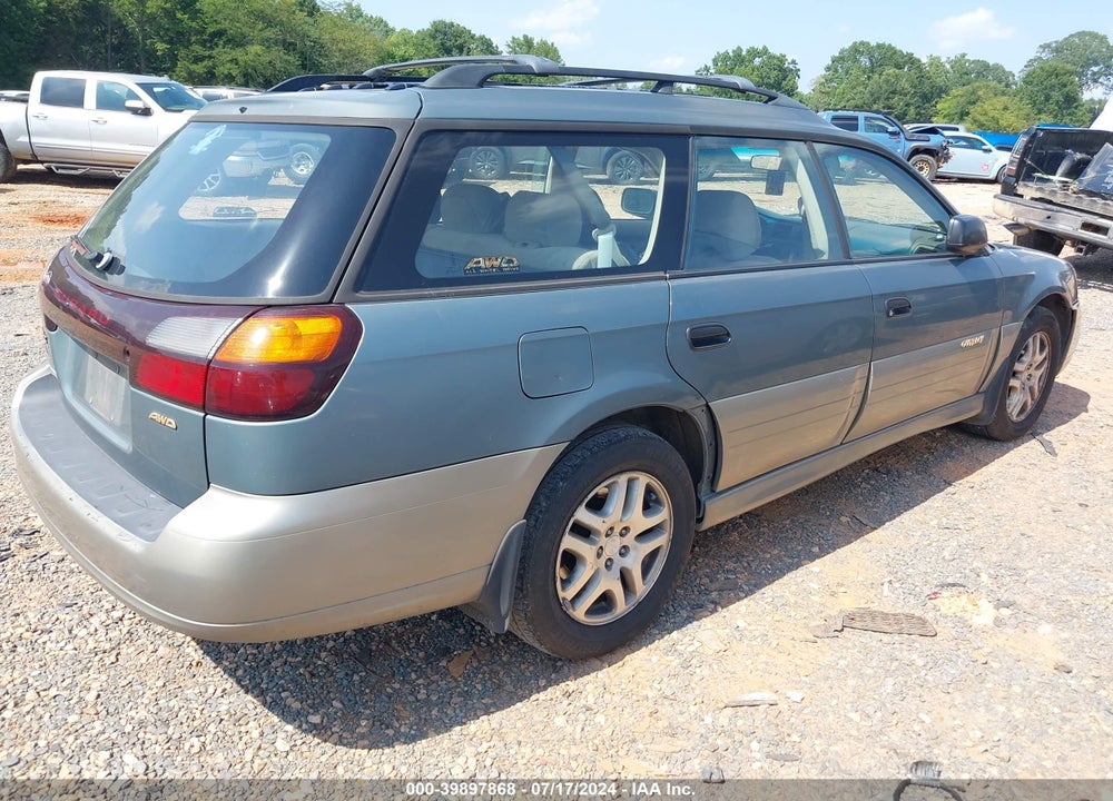 2001 SUBARU OUTBACK VIN: 4S3BH665617646627