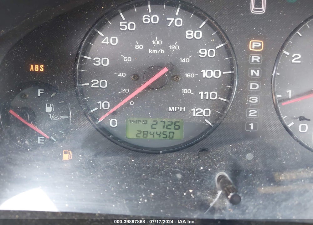 2001 SUBARU OUTBACK VIN: 4S3BH665617646627