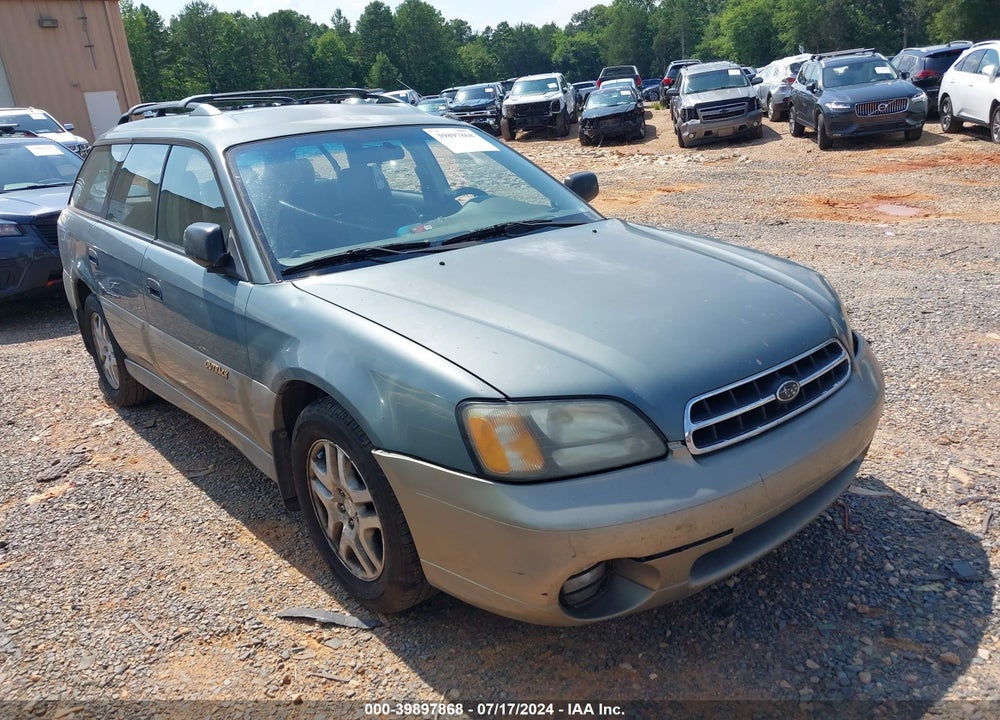 2001 SUBARU OUTBACK VIN: 4S3BH665617646627