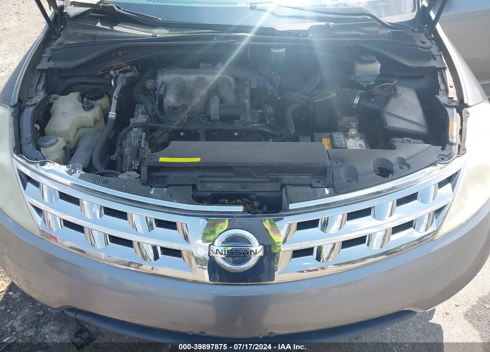 2005 NISSAN MURANO SL VIN: JN8AZ08W35W411906