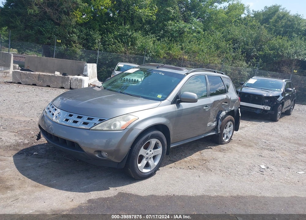 2005 NISSAN MURANO SL VIN: JN8AZ08W35W411906