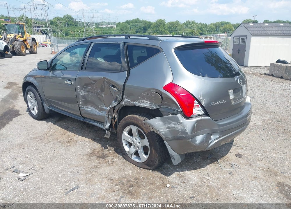 2005 NISSAN MURANO SL VIN: JN8AZ08W35W411906