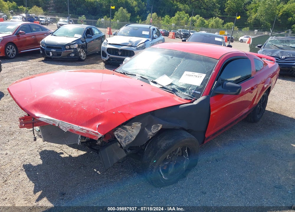 2006 FORD MUSTANG V6 VIN: 1ZVFT80N065237852