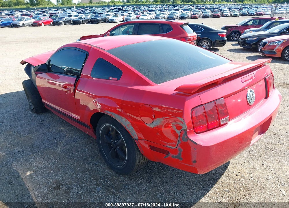 2006 FORD MUSTANG V6 VIN: 1ZVFT80N065237852