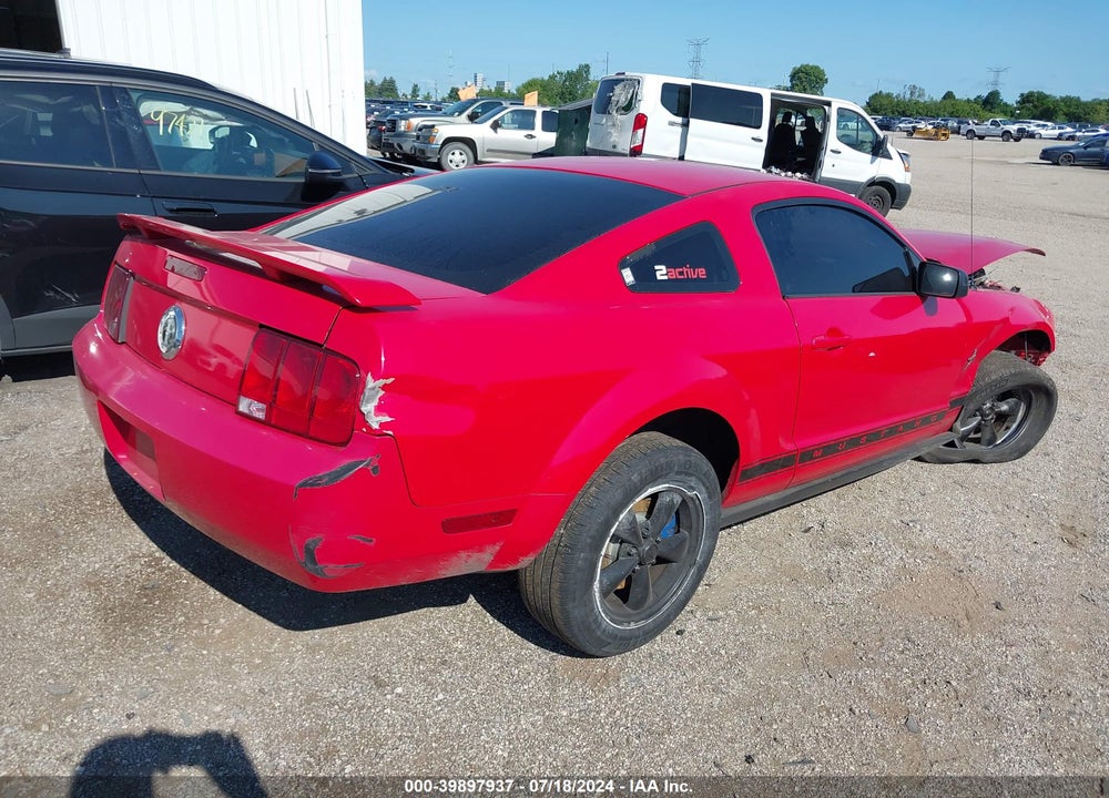 2006 FORD MUSTANG V6 VIN: 1ZVFT80N065237852