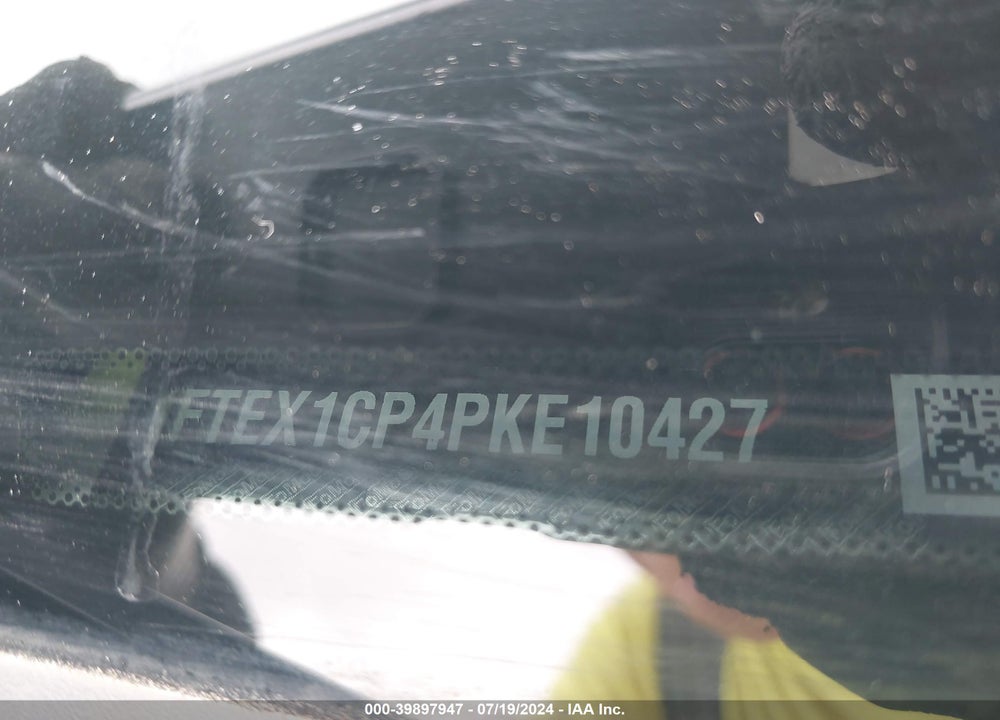 2023 FORD F150 VIN: 1FTEX1CP4PKE10427