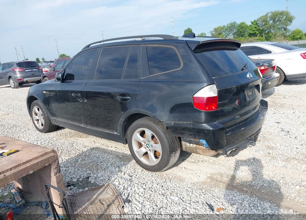 2008 BMW X3 3.0SI VIN: WBXPC93478WJ15084