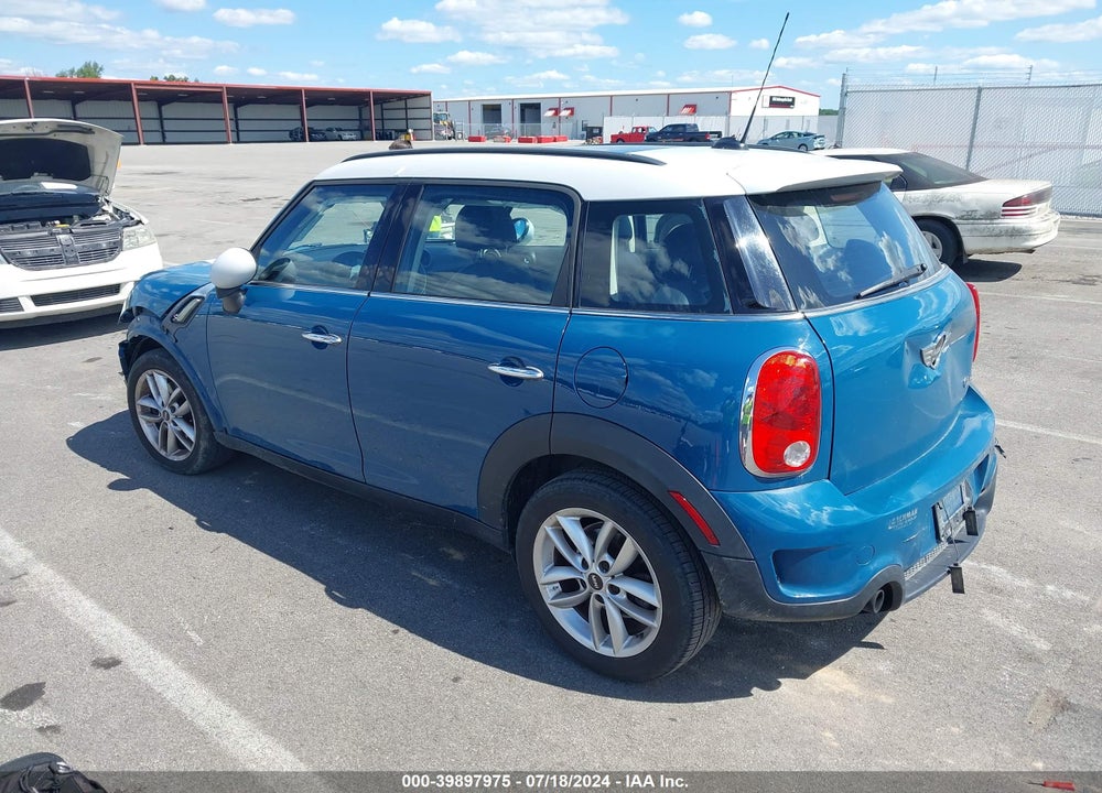2012 MINI COOPER S COUNTRYMAN VIN: WMWZC3C50CWL83704