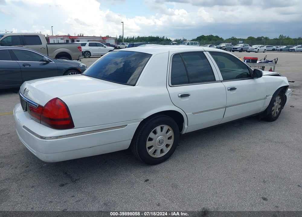2004 MERCURY GRAND MARQUIS LS VIN: 2MEFM75W04X669783