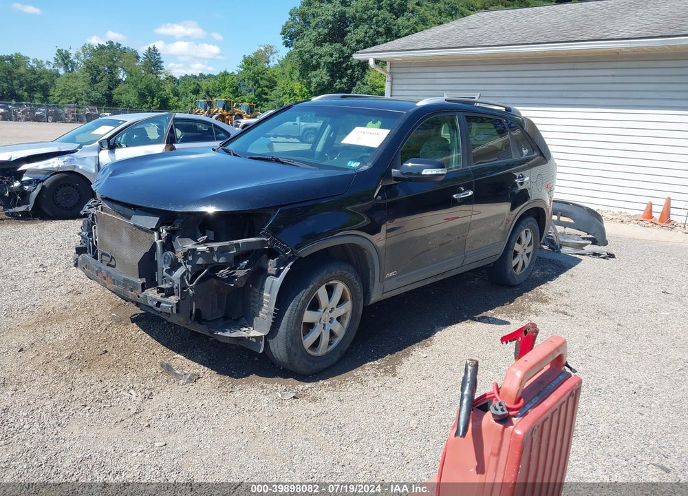 2012 KIA SORENTO LX V6 VIN: 5XYKTDA28CG187980