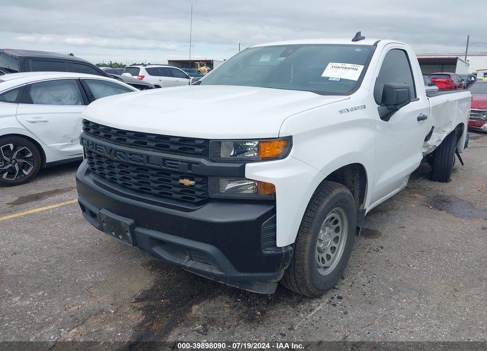 2021 CHEVROLET SILVERADO 1500 2WD REGULAR CAB LONG BED WT VIN: 3GCNWAEKXMG330198