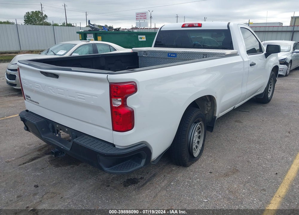 2021 CHEVROLET SILVERADO 1500 2WD REGULAR CAB LONG BED WT VIN: 3GCNWAEKXMG330198