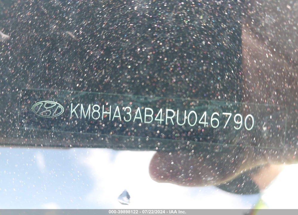 2024 HYUNDAI KONA SE VIN: KM8HA3AB4RU046790