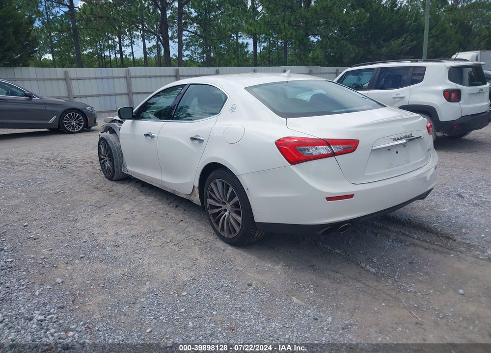 2016 MASERATI GHIBLI S VIN: ZAM57RSA3G1185334